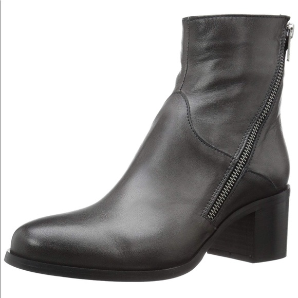 Coal Double Threat Leather Moto Ankle Booties - Picture 5 of 8